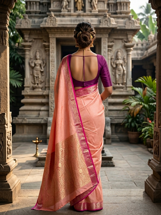 Royal Heritage Pure Silk Saree – Timeless Elegance for Weddings & Grand Celebrations