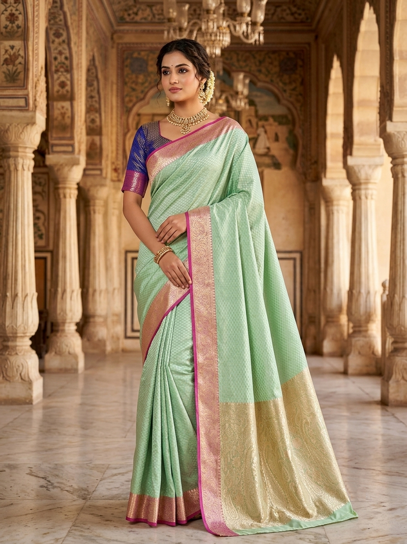 Forever Elegant Designer Silk Saree – Celebrate Every Special Moment in Sty