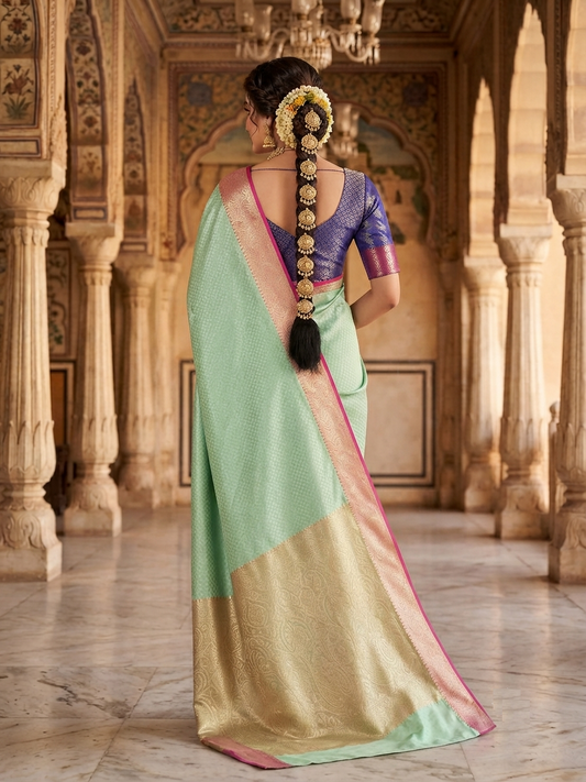 Forever Elegant Designer Silk Saree – Celebrate Every Special Moment in Sty