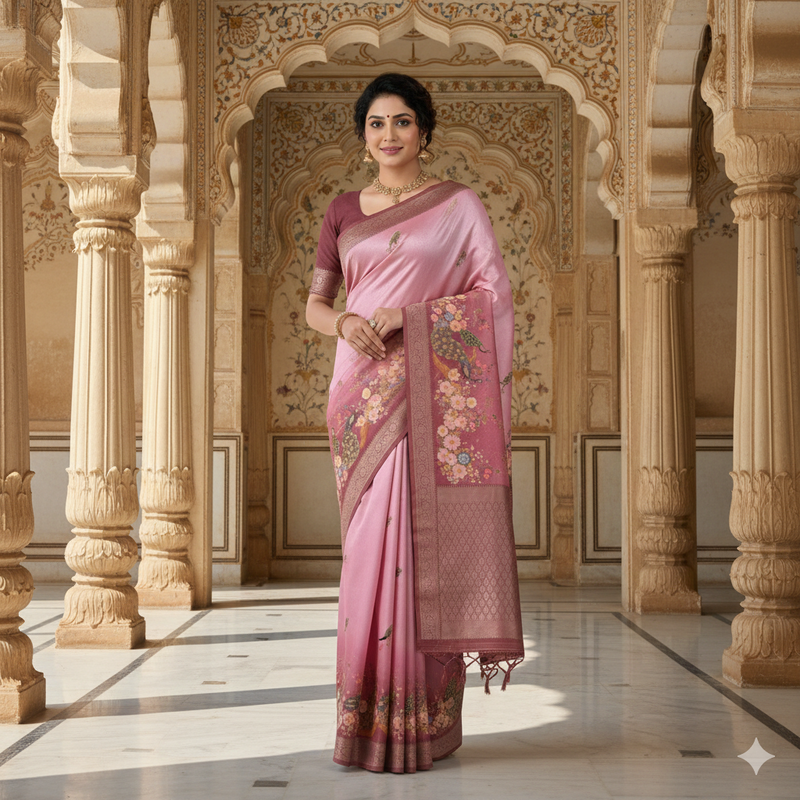 Elegant Saree for Hyderabad Corporate Events – Global Silk Mills