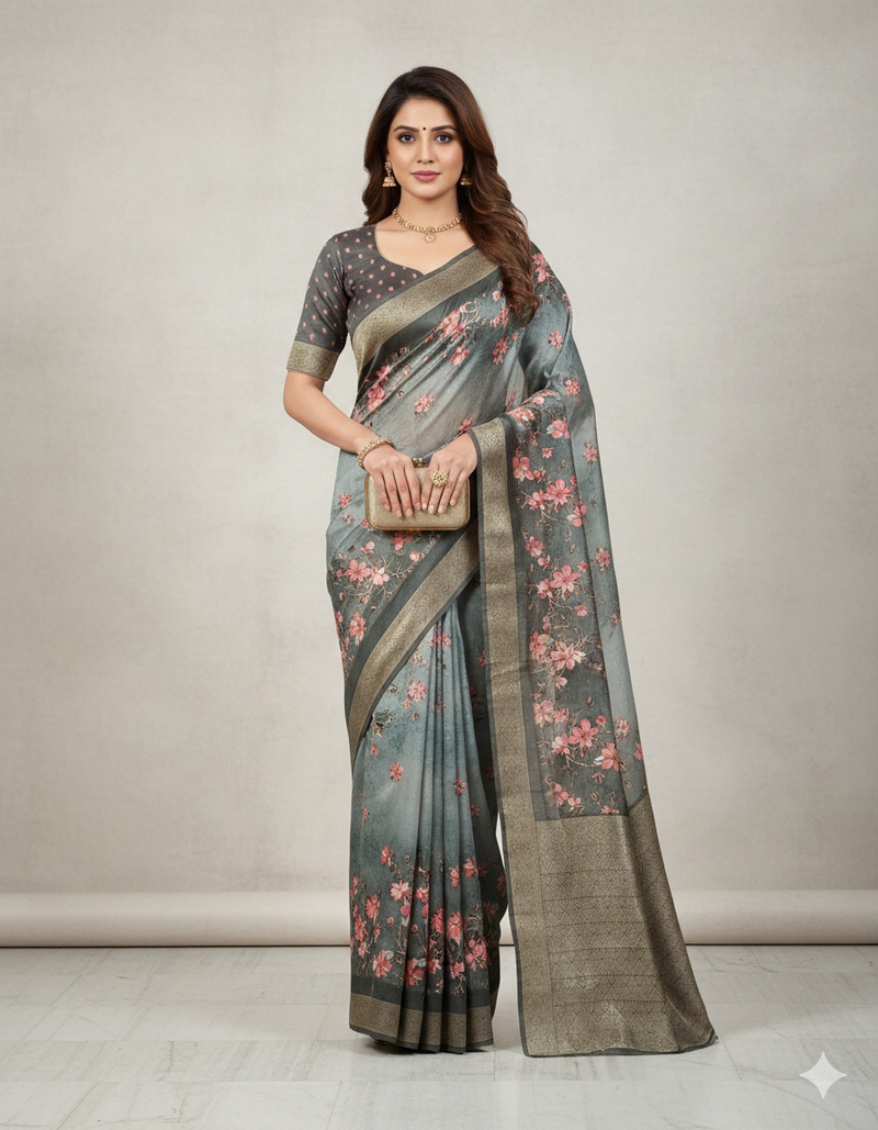 Designer Fancy Saree for Hyderabad Festivals – Global Silk Mills