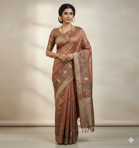 Lightweight Office Wear Saree for Working Women Bangalore – Global Silk Mills