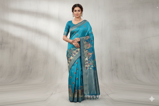 Trending Party Wear Saree in Delhi – Global Silk Mills