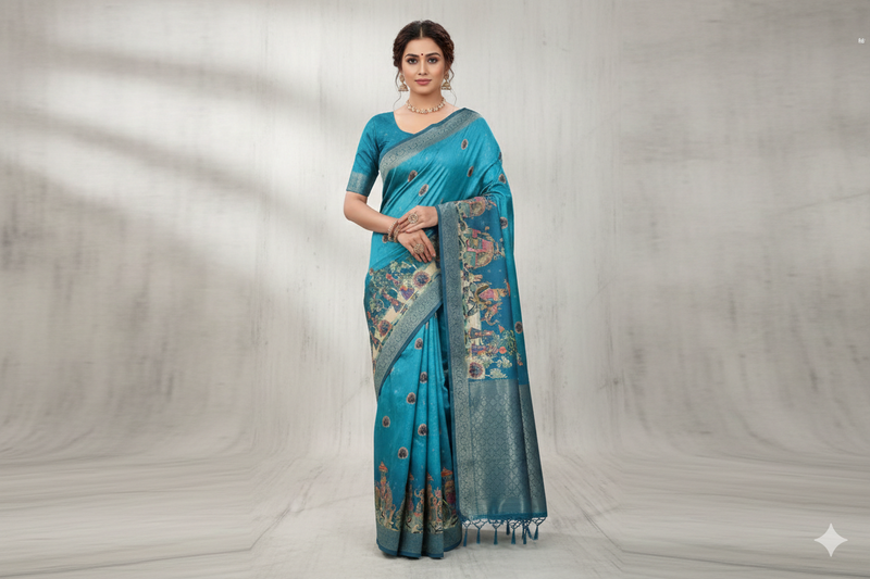 Trending Party Wear Saree in Delhi – Global Silk Mills