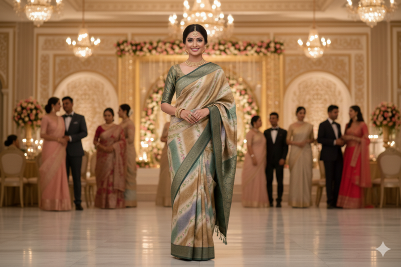 /fancy-sarees-bangalore-wedding-party – Global Silk Mills
