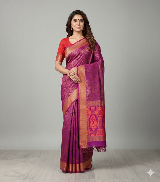 /office-wear-sarees-elegant-professional – Global Silk Mills