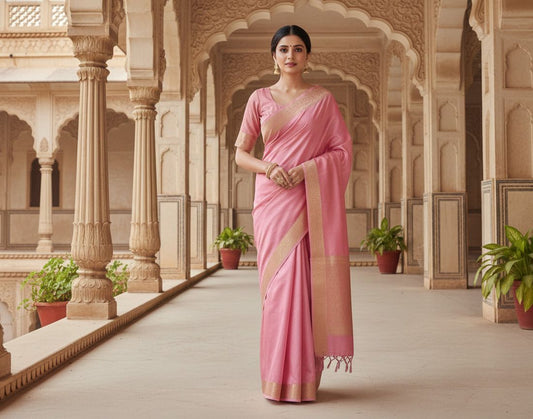 /bridal-sarees-for-second-marriage-simple-elegant – Global Silk Mills